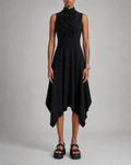 Robe asymétrique noire