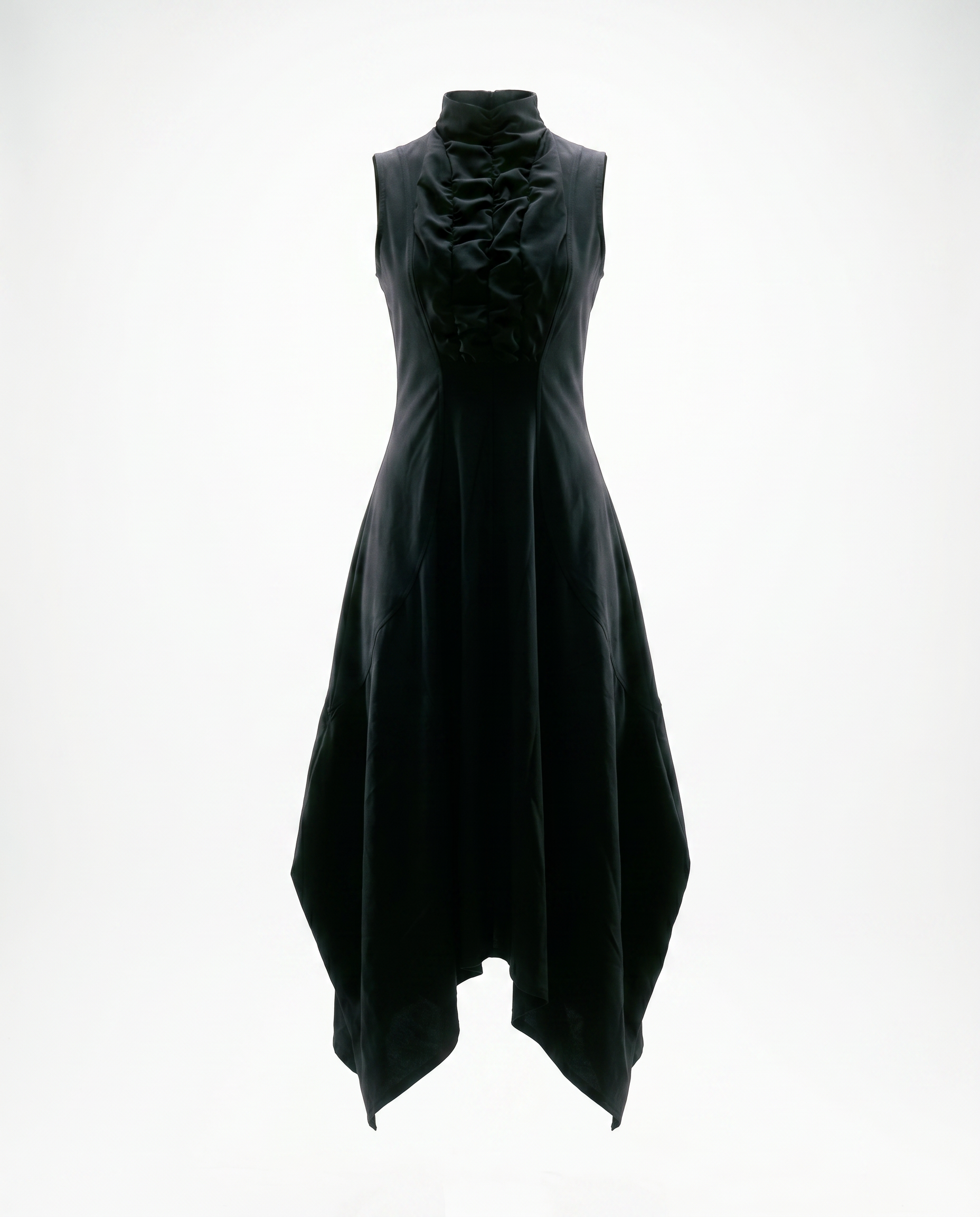 Robe asymétrique noire