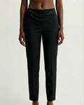Pantalon type costume à chaîne Versace Couture