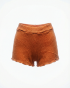 Mini short orange strass
