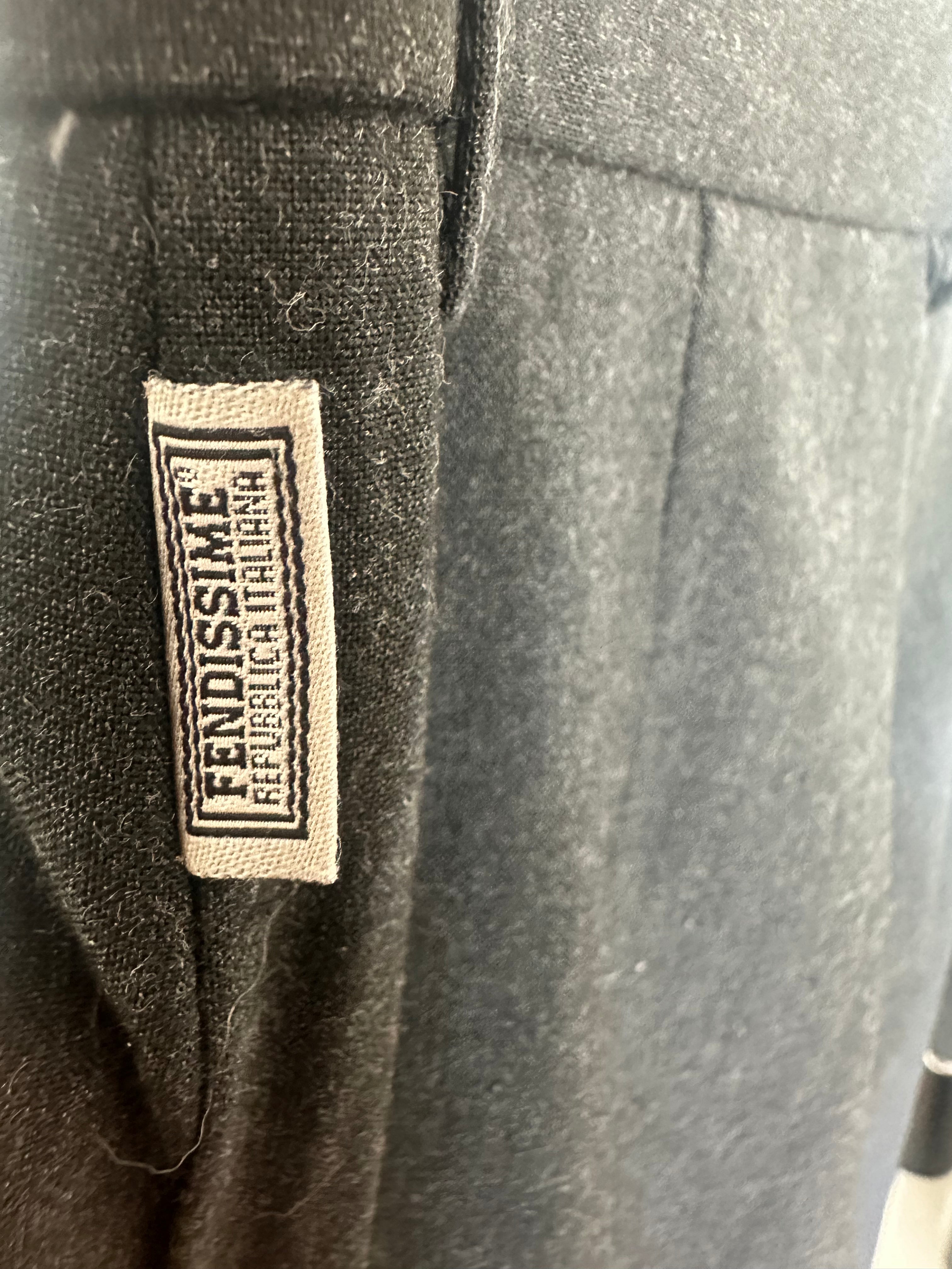 Pantalon tailleur droit Fendissime