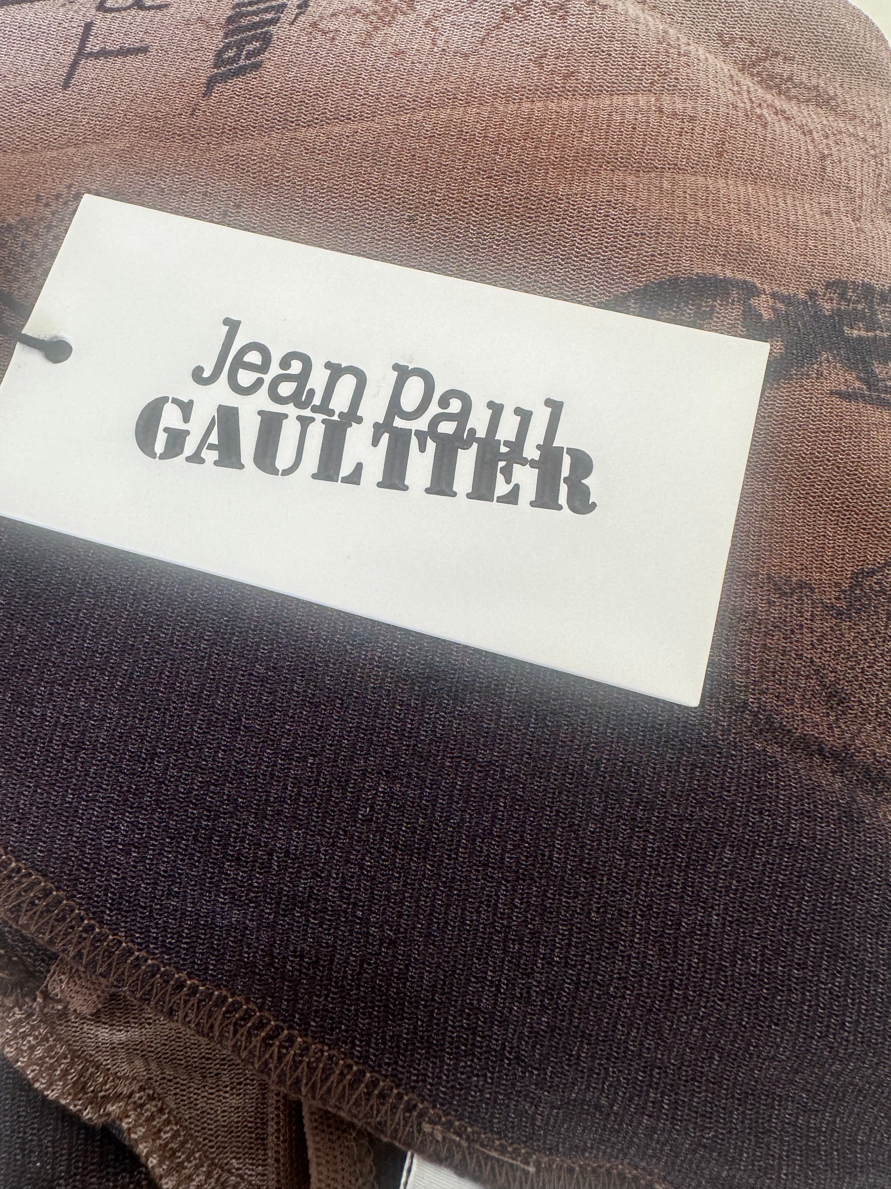 Robe mesh Jean Paul Gaultier x Shayne Oliver